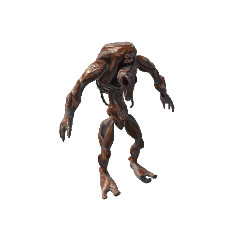 SciFi Allien Warrior base mesh Skin4